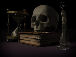 mortality, skull and crossbones, vanitas-401222.jpg