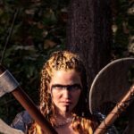 viking, woman, axe, warrior, fantasy, viking, viking, viking, viking, viking